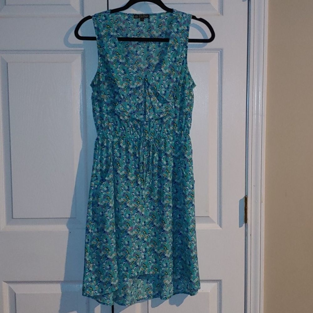 Bebop high  low bird print dress casual party date night  Sz M NWOT
